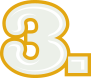 Number 3 Button